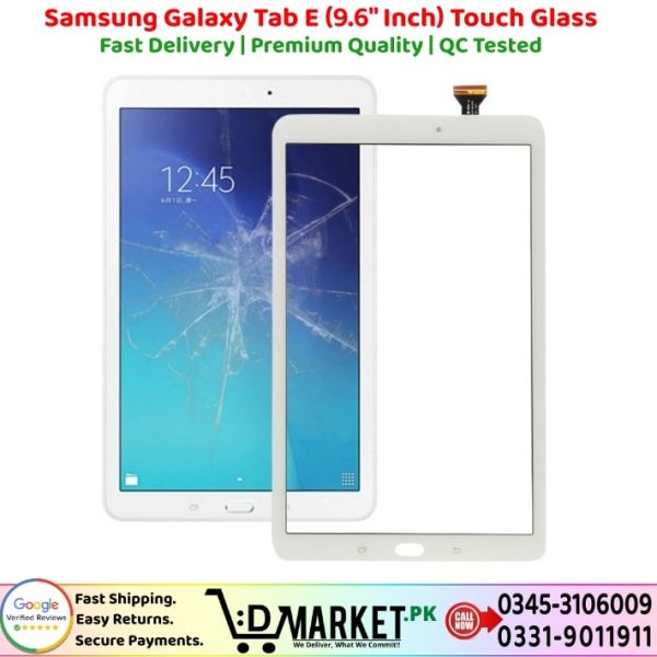Samsung Galaxy Tab E 9.6 Touch Glass Price In Pakistan