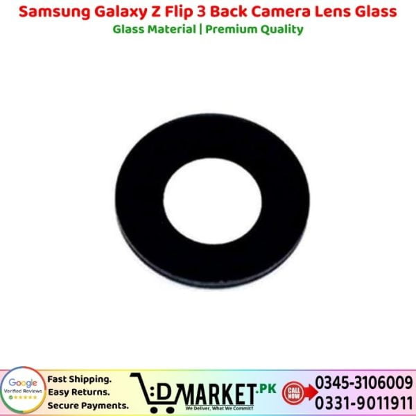 Samsung Galaxy Z Flip 3 Back Camera Lens Glass Price In Pakistan