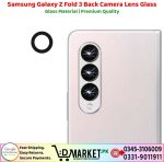 Samsung Galaxy Z Fold 3 Back Camera Lens Glass Price In Pakistan