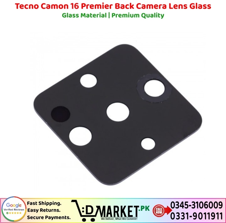 Tecno Camon 16 Premier Back Camera Lens Glass Price In Pakistan