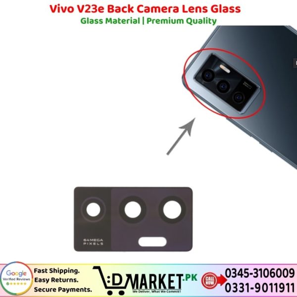 Vivo V23e Back Camera Lens Glass Price In Pakistan