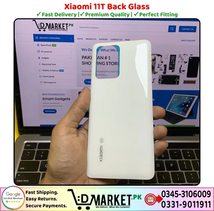 Xiaomi 11T Back Glass Price In Pakistan
