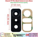 Xiaomi 11T Pro Back Camera Lens Glass Price In Pakistan