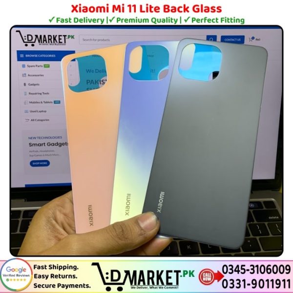 Xiaomi Mi 11 Lite Back Glass Price In Pakistan