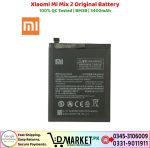 Xiaomi Mi Mix 2 Original Battery Price In Pakistan