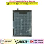 Xiaomi Poco M3 Original Battery Price In Pakistan