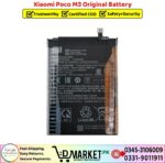 Xiaomi Poco M3 Original Battery Price In Pakistan