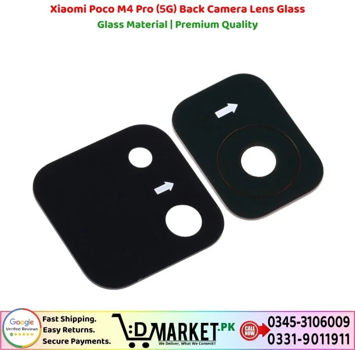 Xiaomi Poco M4 Pro 5G Back Camera Lens Glass Price In Pakistan