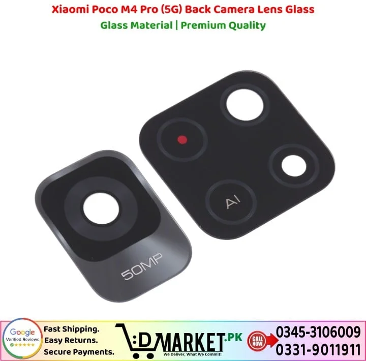 Xiaomi Poco M4 Pro 5G Back Camera Lens Glass Price In Pakistan