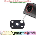 Xiaomi Poco X3 Back Camera Lens Glass Price In Pakistan