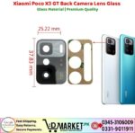 Xiaomi Poco X3 GT Back Camera Lens Glass Price In Pakistan
