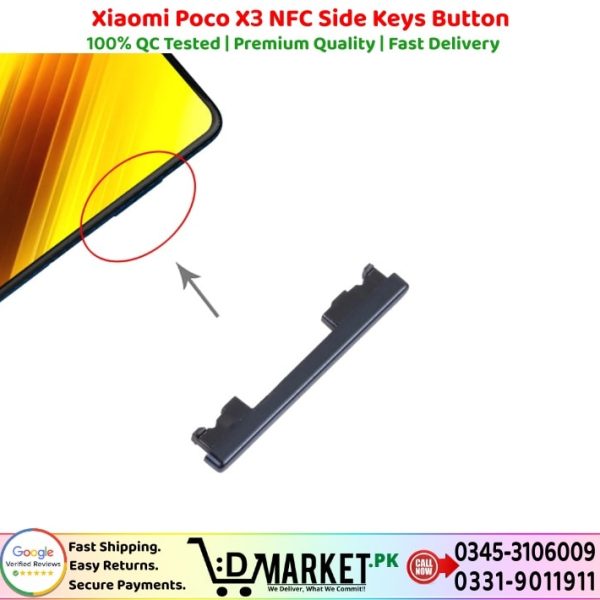 Xiaomi Poco X3 NFC Side Keys Button Price In Pakistan