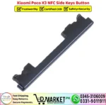 Xiaomi Poco X3 NFC Side Keys Button Volume Button - DMarket.Pk