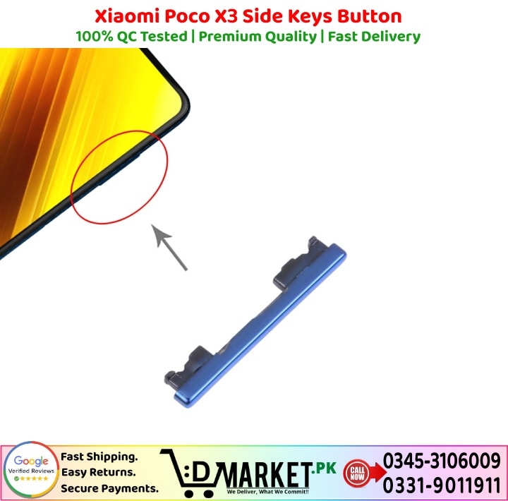 Xiaomi Poco X3 Side Keys Button Price In Pakistan