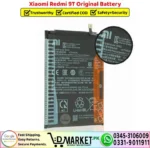 Xiaomi Redmi 9T Original Battery Price In Pakistan
