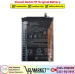 Xiaomi Redmi 9T Original Battery Price In Pakistan