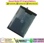 Xiaomi Redmi 9T Original Battery Price In Pakistan