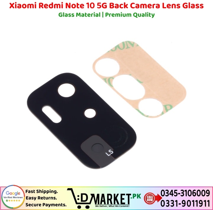Xiaomi Redmi Note 10 5G Back Camera Lens Glass Price In Pakistan