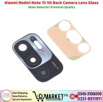 Xiaomi Redmi Note 10 5G Back Camera Lens Glass Price In Pakistan