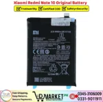 Xiaomi Redmi Note 10 Original Battery Price In Pakistan