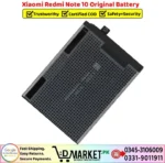 Xiaomi Redmi Note 10 Original Battery Price In Pakistan