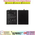 Xiaomi Redmi Note 10 Pro Original Battery Price In Pakistan