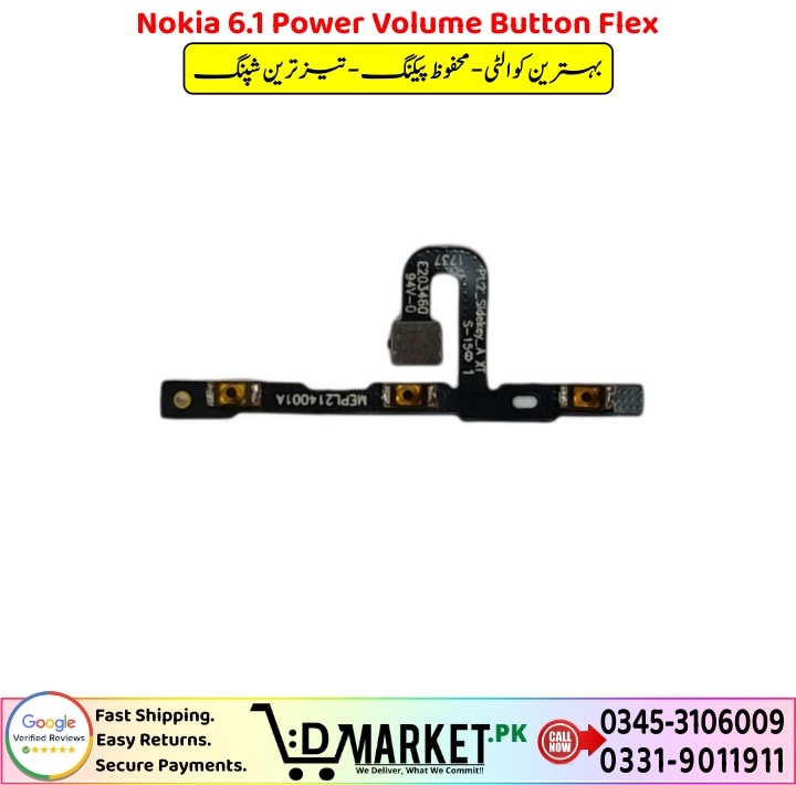 Nokia 6.1 Power Volume Button Flex Price In Pakistan