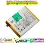 OnePlus 6T McLaren Original Battery - DMarket.Pk