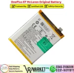OnePlus 6T McLaren Original Battery - DMarket.Pk