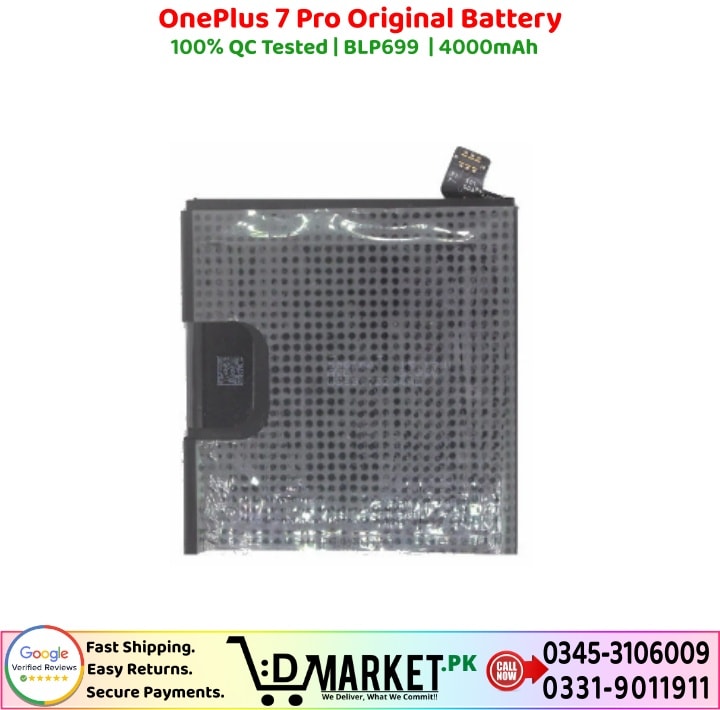 OnePlus 7 Pro Original Battery Price In Pakistan