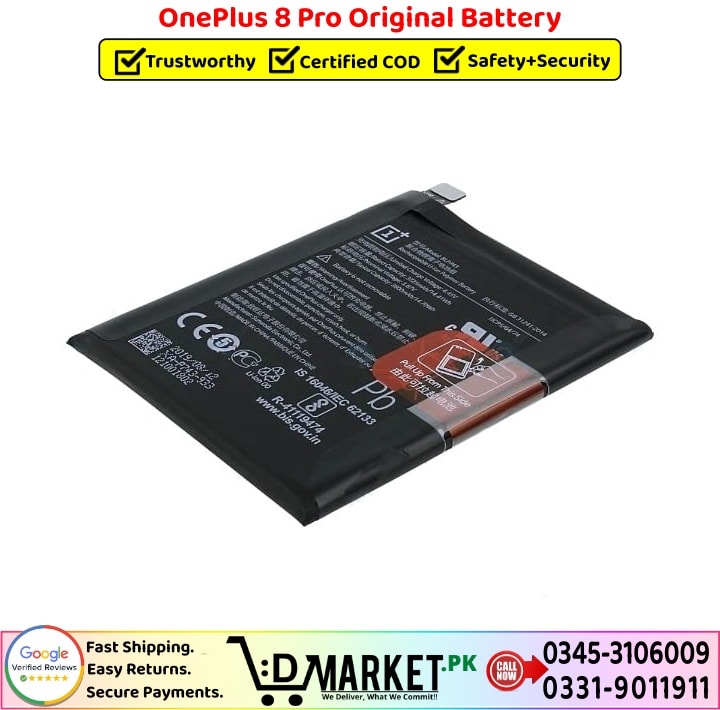 OnePlus 8 Pro Original Battery Price In Pakistan