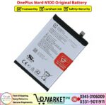 OnePlus Nord N100 Original Battery Price In Pakistan
