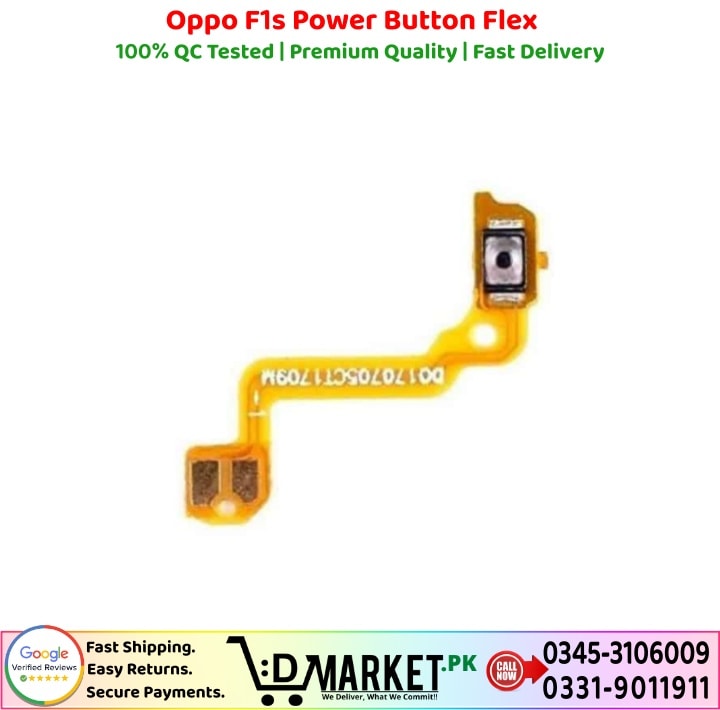Oppo F1s Power Button Flex Price In Pakistan