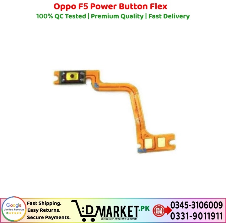 Oppo F5 Power Button Flex Price In Pakistan