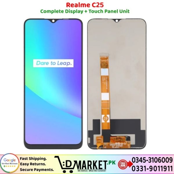 Realme C25 LCD Panel Price In Pakistan