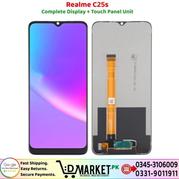 Realme C25s LCD Panel Price In Pakistan