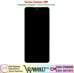 Tecno Camon 18P LCD Panel LCD Panel Price In Pakistan