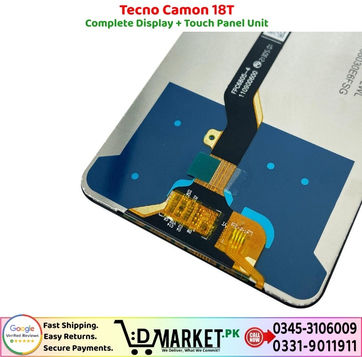 Tecno Camon 18T LCD Panel LCD Panel Price In Pakistan