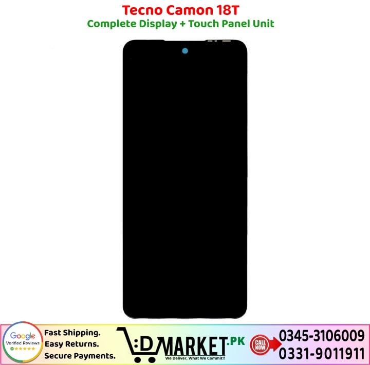 Tecno Camon 18T LCD Panel LCD Panel Price In Pakistan