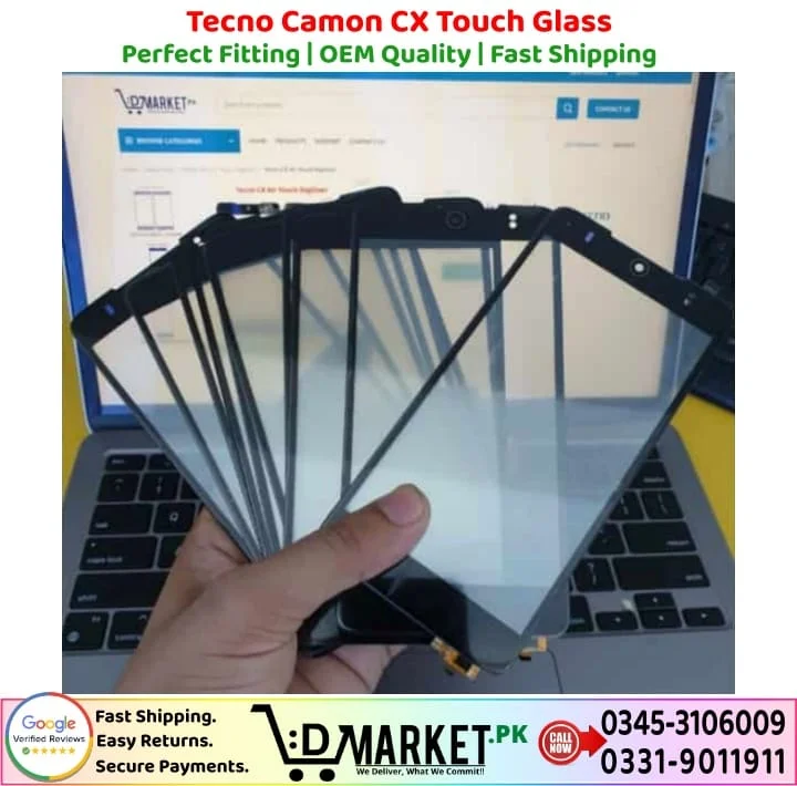 Tecno Camon CX Touch Glass Price In Pakistan