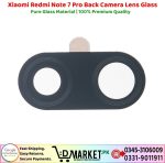 Xiaomi Redmi Note 7 Pro Back Camera Lens Glass Price In Pakistan