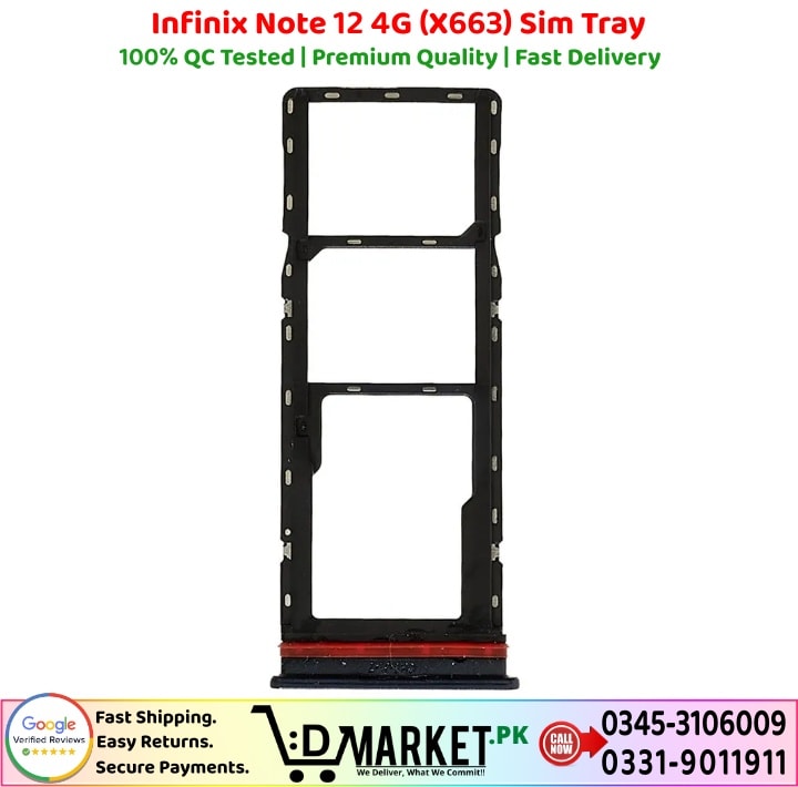 Infinix Note 12 4G X663 Sim Tray Price In Pakistan 1 2