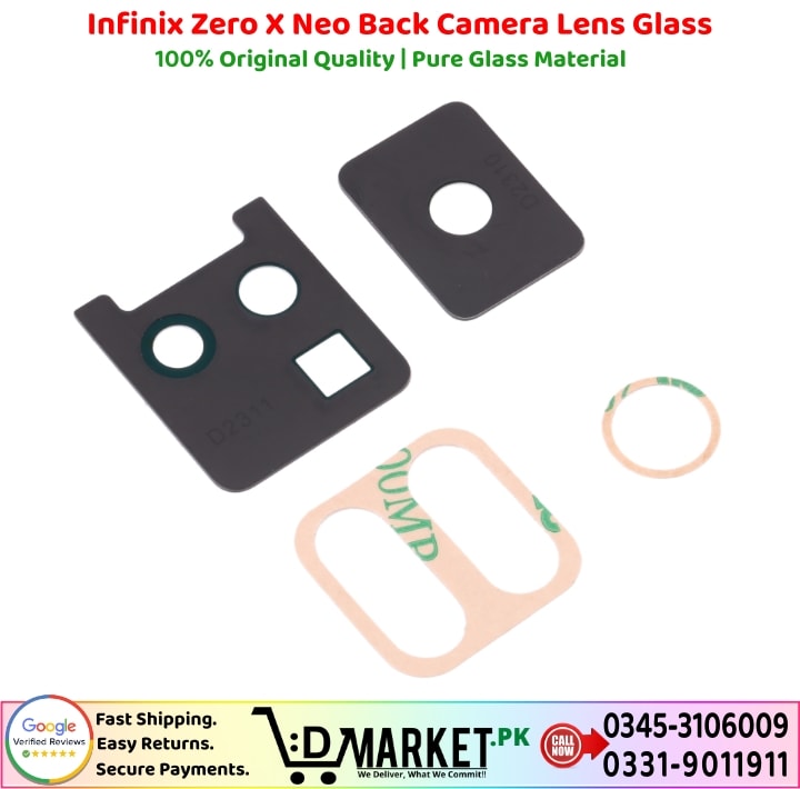 Infinix Zero X Neo Back Camera Lens Glass Price In Pakistan