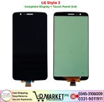 LG Stylo 3 LCD Panel Price In Pakistan