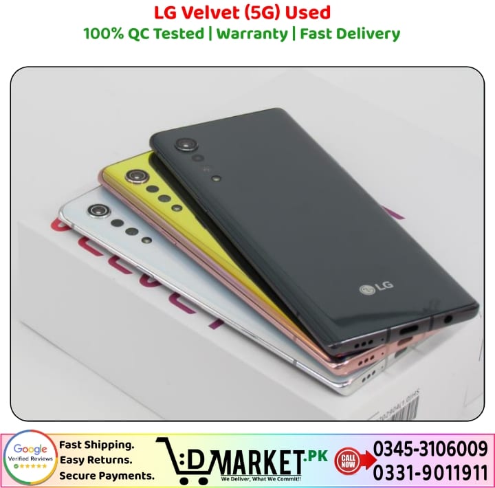 LG Velvet 5G Used Price In Pakistan
