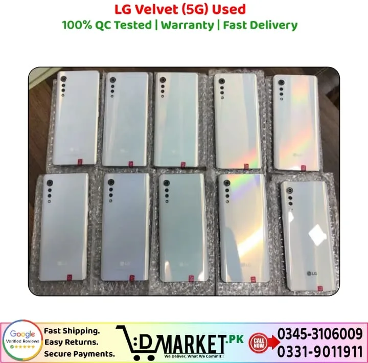 LG Velvet 5G Used Price In Pakistan