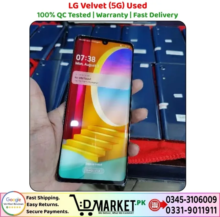 LG Velvet 5G Used Price In Pakistan