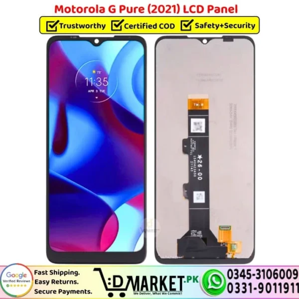 Motorola G Pure LCD Unit Panel Screen Combo - DMarket.Pk