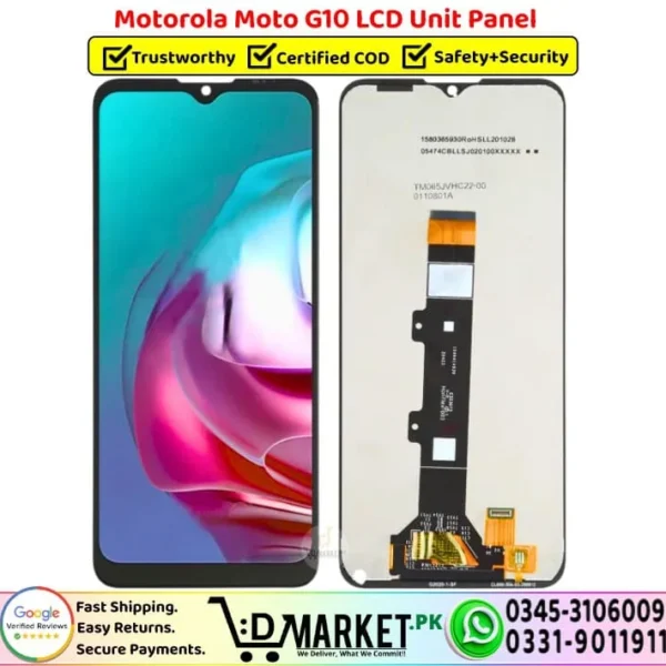 Motorola Moto G10 LCD Panel Screen Combo - DMarket.Pk