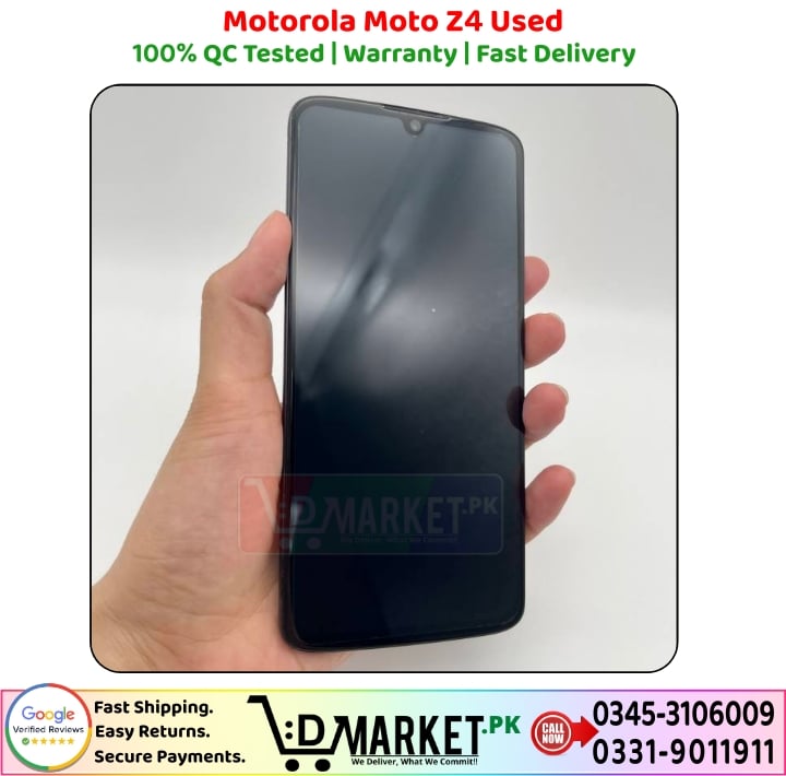 Motorola Moto Z4 Used Price In Pakistan